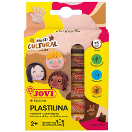 Plastilina Modelleire 6 stk Skintones 15 g i gruppen Kids / Barnehåndverk og maling / Skap med leire hos Pen Store (130619)