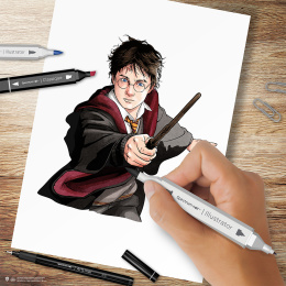 Art Kit 24-set Harry Potter i gruppen Penner / Kunstnerpenner / Illustrasjonmarkers hos Pen Store (130635)