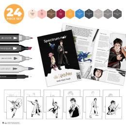 Art Kit 24-set Harry Potter i gruppen Penner / Kunstnerpenner / Illustrasjonmarkers hos Pen Store (130635)