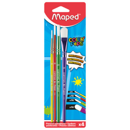 Color'Peps Barnepensler 4-packe i gruppen Kids / Barnehåndverk og maling / Barnepensler hos Pen Store (130672)