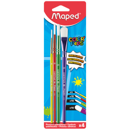 Color'Peps Barnepensler 4-packe i gruppen Kids / Barnehåndverk og maling / Barnepensler hos Pen Store (130672)