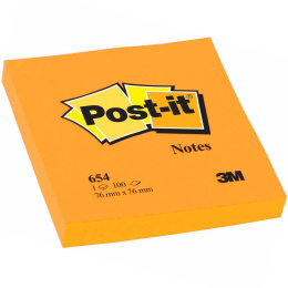 Post-it 76x76 Oransje i gruppen  Papir & Blokk / Skrive og ta notater / Post-it og notisblokker hos Pen Store (130679)