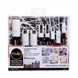 White 8-sett i gruppen Penner / Kunstnerpenner / Akrylmarkers hos Pen Store (130694)
