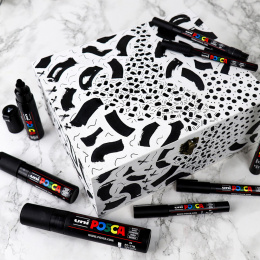 Black 8-sett i gruppen Penner / Kunstnerpenner / Akrylmarkers hos Pen Store (130695)