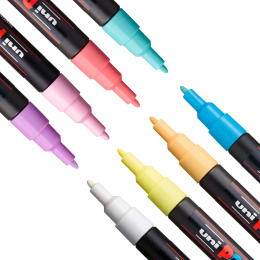 PC-3M Soft Colours 8-sett i gruppen Penner / Kunstnerpenner / Akrylmarkers hos Pen Store (130698)