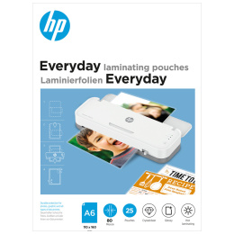 Lamineringsposer A6 80 mikron 25-pack i gruppen Hobby & Kreativitet / Organisere / Laminering hos Pen Store (130745)