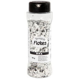 Terrazzo Flakes 90g Mørk grå i gruppen Hobby & Kreativitet / Skape / Håndverk og DIY hos Pen Store (130768)