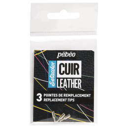 Setacolor Cuir Leather Marker Ekstra spisser 3-pk i gruppen Hobby & Kreativitet / Farger / Lærfarge hos Pen Store (130878)