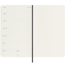 Kalender 18M WeekNote Soft Cover Pocket Black  i gruppen  Papir & Blokk / Kalendere / 18 md kalendere hos Pen Store (130879)