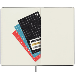 Kalender 18M WeekNote Soft Cover Pocket Black  i gruppen  Papir & Blokk / Kalendere / 18 md kalendere hos Pen Store (130879)