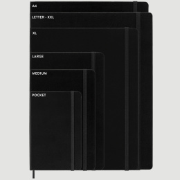 Kalender 18M WeekNote Soft Cover Pocket Black  i gruppen  Papir & Blokk / Kalendere / 18 md kalendere hos Pen Store (130879)