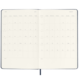 Kalender 18M Weekly Hard Cover Horisontell Pocket Black i gruppen  Papir & Blokk / Kalendere / 18 md kalendere hos Pen Store (130885)