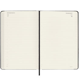 Kalender 18M Daily Soft Cover Large Black i gruppen  Papir & Blokk / Kalendere / 18 md kalendere hos Pen Store (130887)