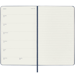 Kalender 18M WeekNote Hard Cover Pocket Sapphire Blue i gruppen  Papir & Blokk / Kalendere / 18 md kalendere hos Pen Store (130889)