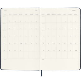 Kalender 18M WeekNote Hard Cover Pocket Sapphire Blue i gruppen  Papir & Blokk / Kalendere / 18 md kalendere hos Pen Store (130889)