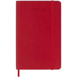 Kalender 18M WeekNote Soft Cover Pocket Red i gruppen  Papir & Blokk / Kalendere / 18 md kalendere hos Pen Store (130893)