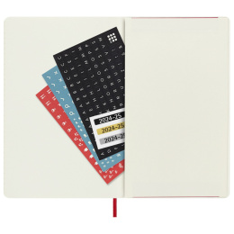 Kalender 18M WeekNote Soft Cover Pocket Red i gruppen  Papir & Blokk / Kalendere / 18 md kalendere hos Pen Store (130893)