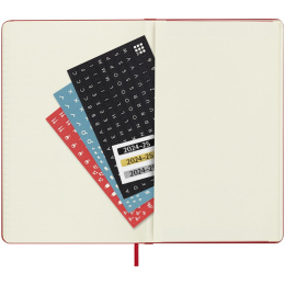 Kalender 18M WeekNote Hard Cover Large Red i gruppen  Papir & Blokk / Kalendere / 18 md kalendere hos Pen Store (130896)