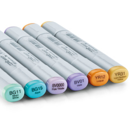 Sketch 6-pakke Pale Pastels i gruppen Penner / Kunstnerpenner / Illustrasjonmarkers hos Pen Store (130898)