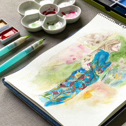 Gansai Tambi i gruppen Kunstnermateriell / Kunstnerfarge / Akvarellmaling hos Pen Store (130953_r)