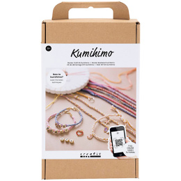 Kumihimo DIY-kit Vennskapsarmbånd i gruppen Hobby & Kreativitet / Skape / Hjemmelagede smykker hos Pen Store (131106)