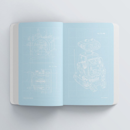Blueprint Notebook: Technical Innovations i gruppen  Papir & Blokk / Skrive og ta notater / Notatbøker hos Pen Store (131112)