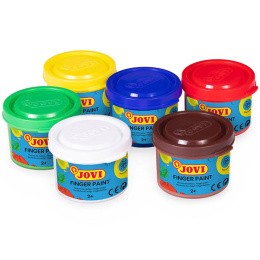 Fingermaling 6x35 ml Grunnleggende farger (2 år+) i gruppen Kids / Barnehåndverk og maling / Fingermaling hos Pen Store (131125)