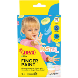 Fingermaling 6x35 ml Pastellfarger (2 år+) i gruppen Kids / Barnehåndverk og maling / Maling for barn / Fingermaling hos Pen Store (131126)