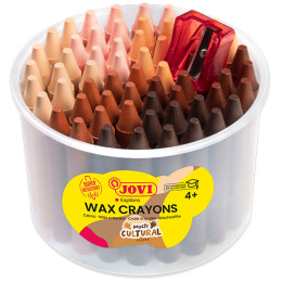 Wax Fargestifter Jumbo Hudfarger 60-set (4 år+) i gruppen Kids / Barnepenner / Kritt for barn hos Pen Store (131135)