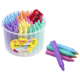Wax Fargestifter Jumbo Pastellfarger 60-set (4 år+) i gruppen Kids / Barnepenner / Kritt for barn hos Pen Store (131137)