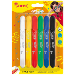 Ansiktsfarger Skru fargestifter 6 stk (3 år+) i gruppen Kids / Barnehåndverk og maling / Ansiktsmaling hos Pen Store (131272)