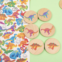 Stickers Dinosaurer 2 ark i gruppen Kids / Kul og læring / Stickers hos Pen Store (131321)