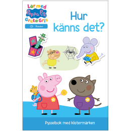 Hvordan føles det? Lær med Greta Gris i gruppen Kids / Kul og læring / Fargeleggings- og håndverksbøker / Hjernetrim for barn hos Pen Store (131361)