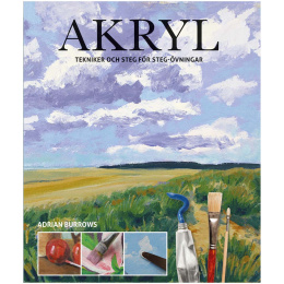 Akryl - teknikker og trinnvise øvelser i gruppen Hobby & Kreativitet / Bøker / Inspirasjonsbøker hos Pen Store (131386)