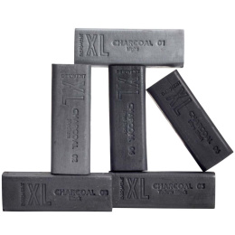 Charcoal XL Blocks Tin 6-sett i gruppen Kunstnermateriell / Kritt og blyanter / Grafitt og blyant hos Pen Store (131410)