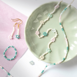 Rocailles-perler sett Pastell i gruppen Hobby & Kreativitet / Skape / Hjemmelagede smykker hos Pen Store (131537)