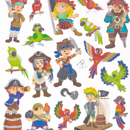 Stickers Pirater 2 Ark i gruppen Kids / Kul og læring / Stickers hos Pen Store (131546)