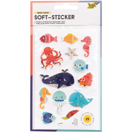 Soft-Sticker Undervann 2 Ark i gruppen Kids / Kul og læring / Stickers hos Pen Store (131559)