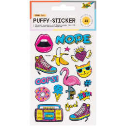 Soft 3D Stickers Yeah 1 Ark i gruppen Kids / Kul og læring / Stickers hos Pen Store (131566)