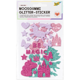 Skumgummistickers Enhjørning 2 Ark i gruppen Kids / Kul og læring / Stickers hos Pen Store (131583)