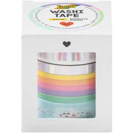 Washi-teip Regnbue & Skyer 4-pakke i gruppen Hobby & Kreativitet / Hobbytilbehør / Washi Tape hos Pen Store (131590)