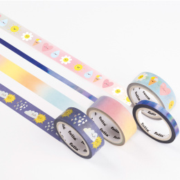 Washi-teip Sunnyside 4-pakke i gruppen Hobby & Kreativitet / Hobbytilbehør / Washi Tape hos Pen Store (131592)