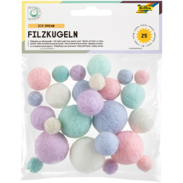 Filtkuler Ice Dream 25-pakke i gruppen Hobby & Kreativitet / Skape / Håndverk og DIY hos Pen Store (131670)