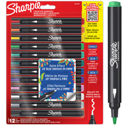Creative Marker Bullet Tip 12-pakke i gruppen Penner / Kunstnerpenner / Akrylmarkers hos Pen Store (131698)