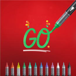 Creative Marker Brush Tip 5-pakke i gruppen Penner / Kunstnerpenner / Akrylmarkers hos Pen Store (131699)