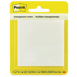 Post-it 73x73 Transparent i gruppen  Papir & Blokk / Skrive og ta notater / Post-it og notisblokker hos Pen Store (131724)