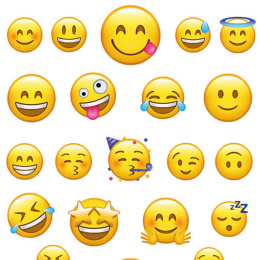 Stickers Emojis 3 ark i gruppen Kids / Kul og læring / Stickers hos Pen Store (131879)