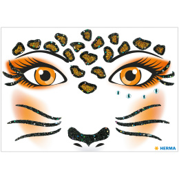 Face Art Stickers Leopard i gruppen Kids / Kul og læring / Stickers hos Pen Store (131901)