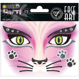 Face Art Stickers Katt i gruppen Kids / Kul og læring / Stickers hos Pen Store (131902)