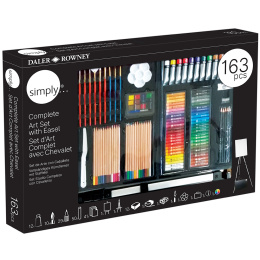 Simply Art Easel Studio Set 163 deler i gruppen Kunstnermateriell / Kunstnersett / Malingsett hos Pen Store (131913)